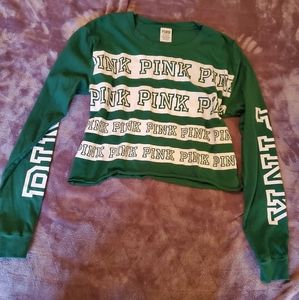 Victoria's secret pink crop